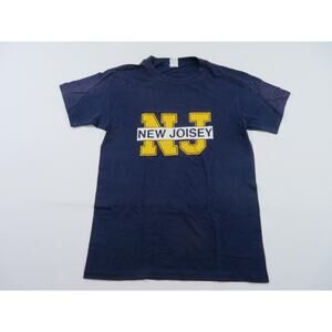 New Jersey T-Shirt, New Joisey, Navy Blue, Sz M 1980s